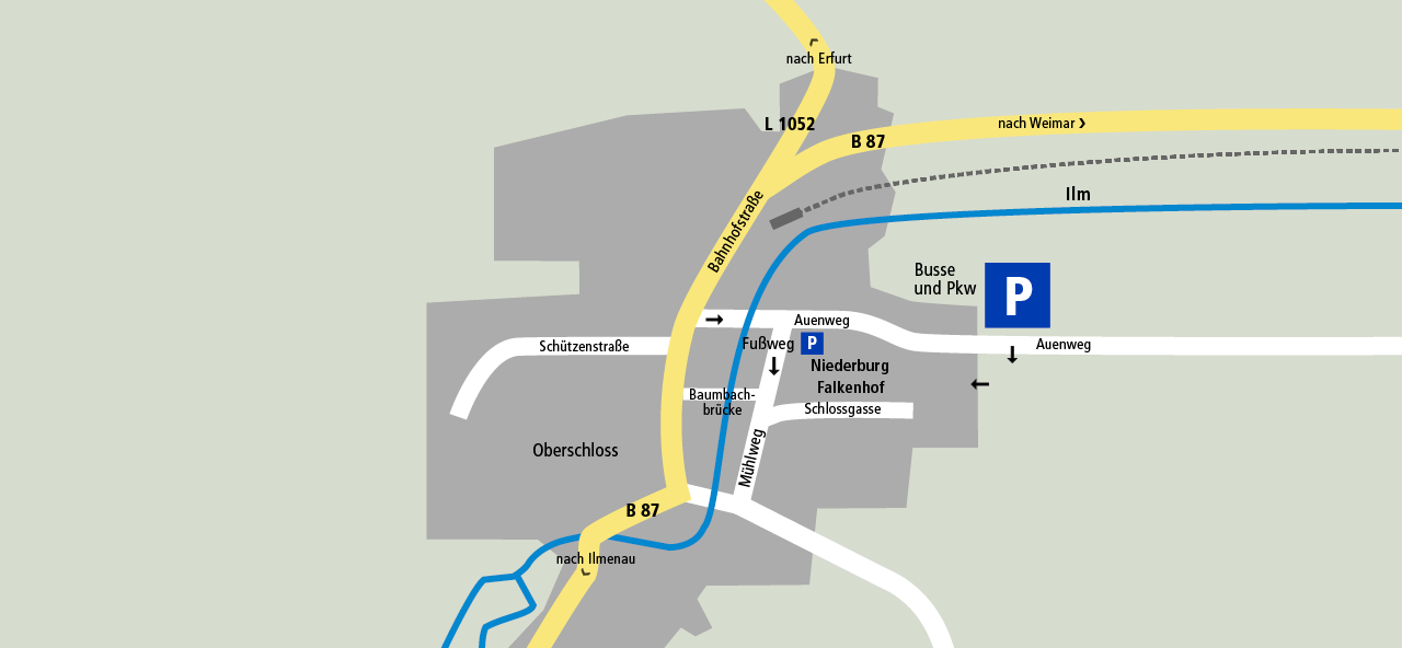 Stadtplan Kranichfeld